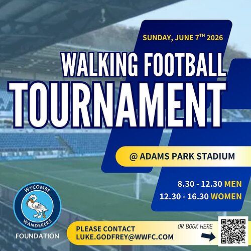 walking football tournament